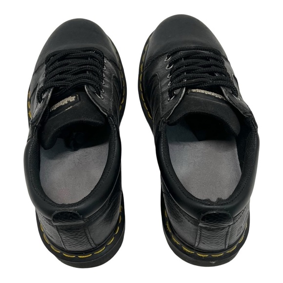 Dr. Martens Industrial Mila Black Leather Lace Up Women Shoes 8 - Picture 7 of 16